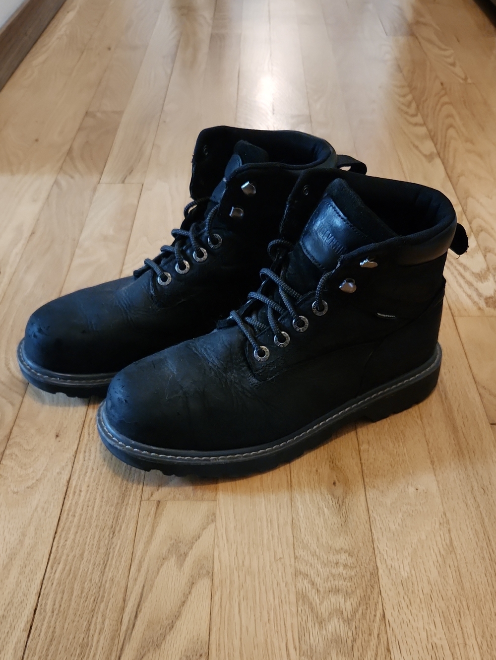 Black Wolverine Steel Toe Boots